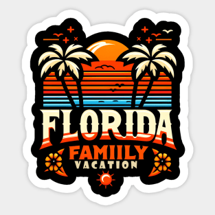 florida family vacation Sticker